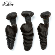 Cutícula barata alineada sin procesar del pelo indio del pelo 7-10A oferta de alta calidad de la fábrica de Leshinehair